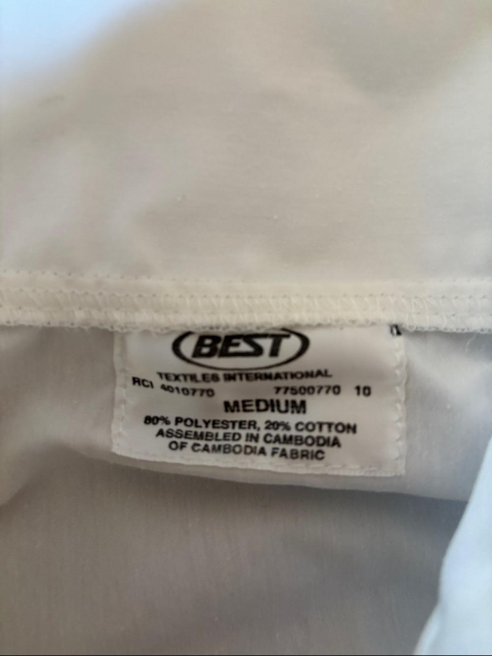 White Button-Front Lab chef Coat - Picture 2 of 2